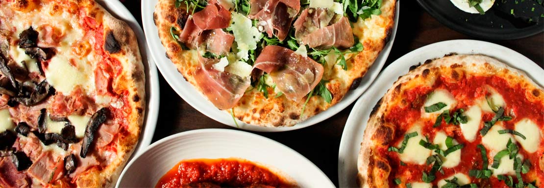 BEVO Bar + Pizzeria assortiment de pizzas