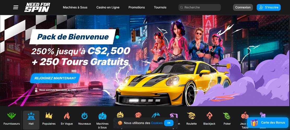 Need For Spin Casino