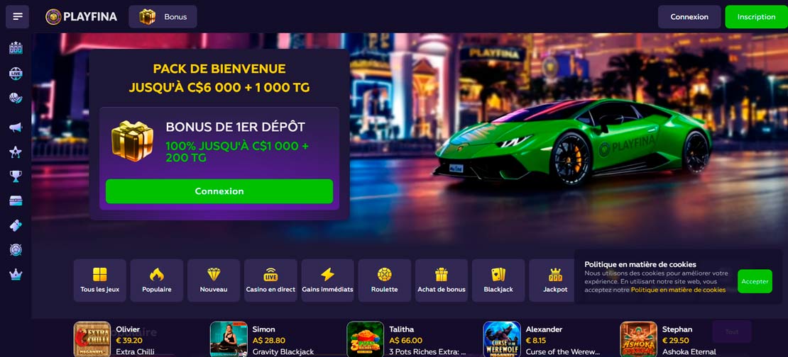 Playfina Casino